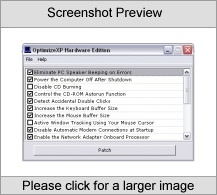OptimizeXP - Hardware Edition Screenshot